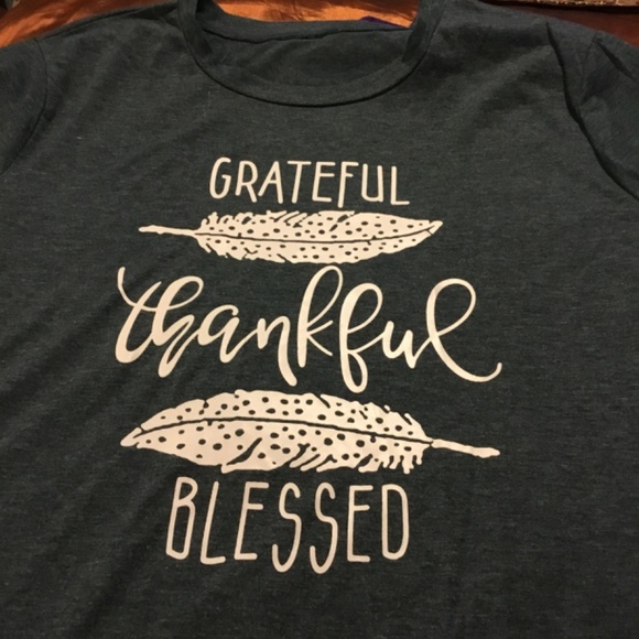 Grateful thankful blessed t-shirt - Picture 3 of 3